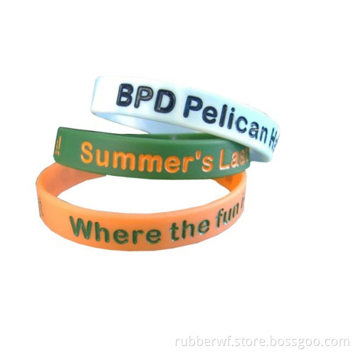 change your status silicone rubber wristband bracelets